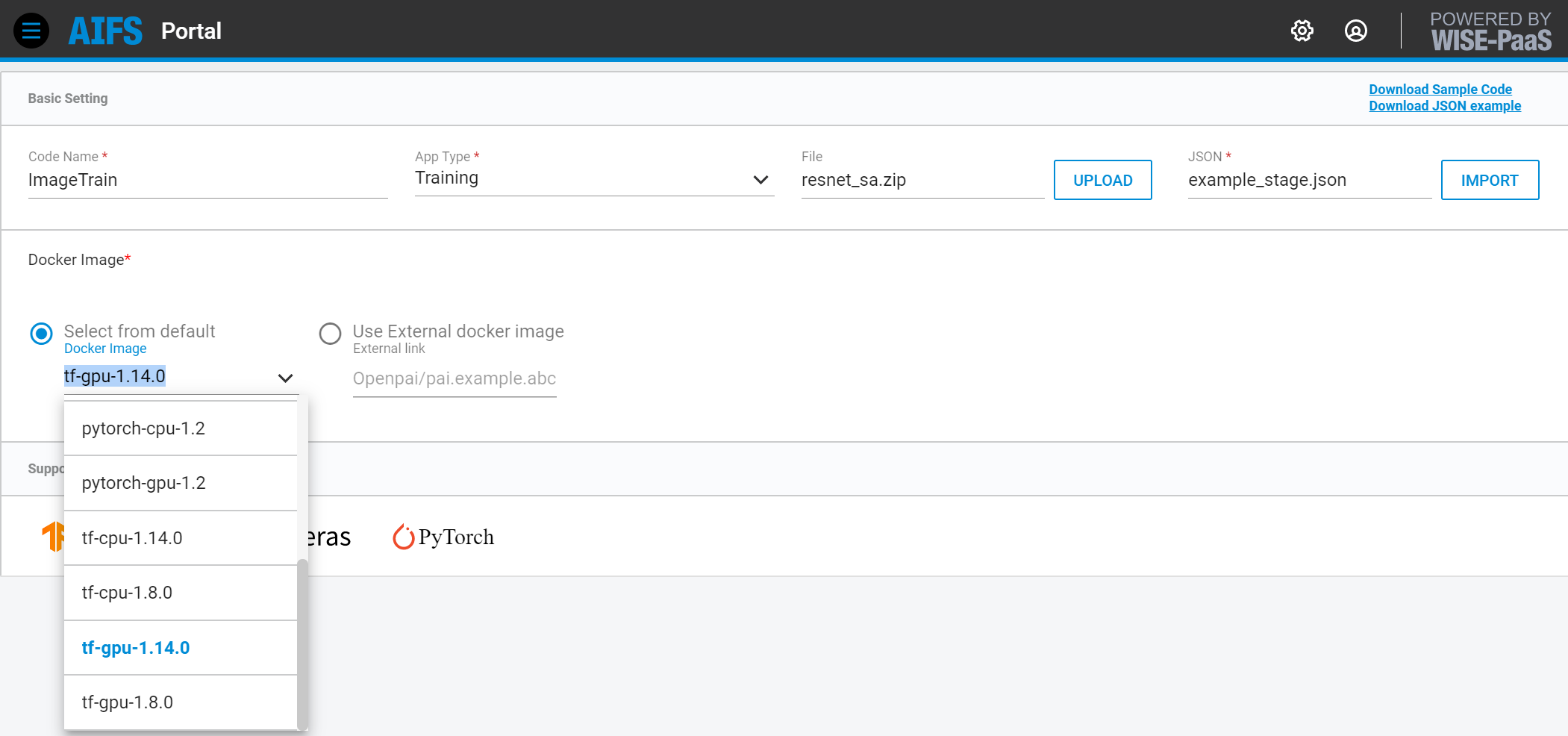 AIFS_framework container management